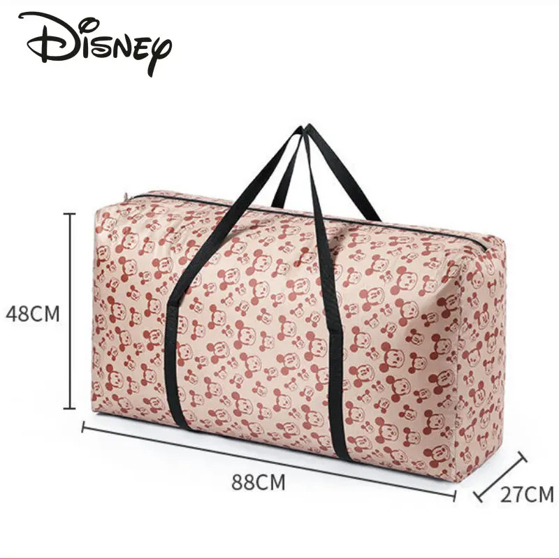 Disney Mickey 2023 New Fashion Travel Bag Cartoon Large Capacity Household Goods Packaging Bag High Quality Hand Luggage Bag