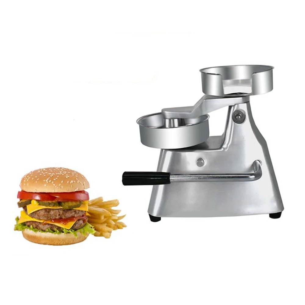 

Hamburger Press 130mm Commercial Cast Iron Manual Round Meat Shaping Kitchen Machine Home Forming Burger Patty Maker