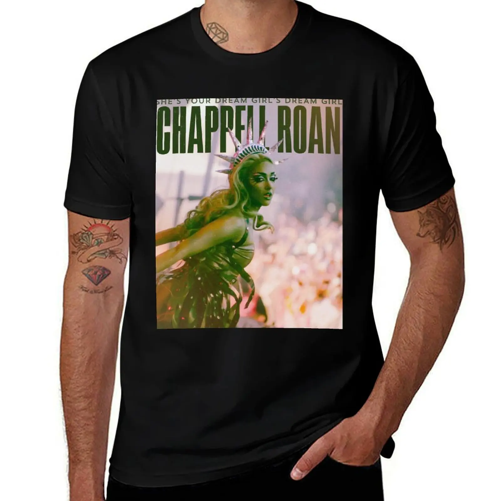 Chappell Roan - Lady Liberty T-Shirt sweat customizeds Short sleeve tee men