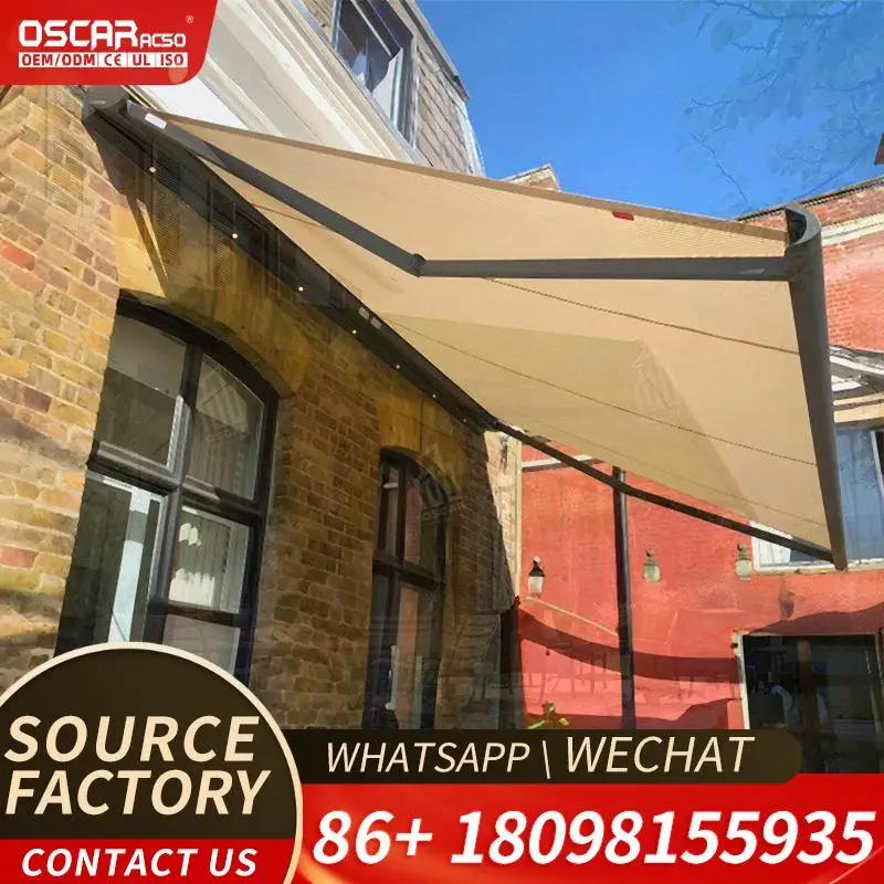 Motorized Louvered Roof Aluminum Pergola Kits Outdoor Structures for US Deck Backyard Garden Stylish Shades Retractable Awning