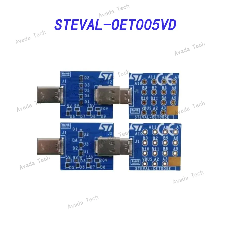 

STEVAL-OET005VD Interface Development Tools Evaluation kit for USB Type-C ESD protection