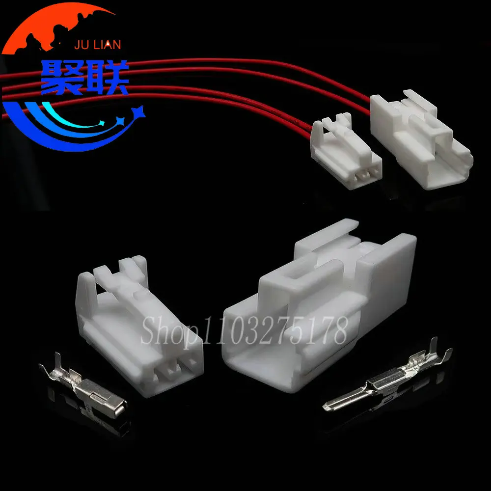 1 juego de 2 pines MG 651026   MG 641029   Conector de lámpara de coche con enchufe de cable de enchufe de Sensor ABS automático para Toyota 6149-1251 7283-1020 90980-1247