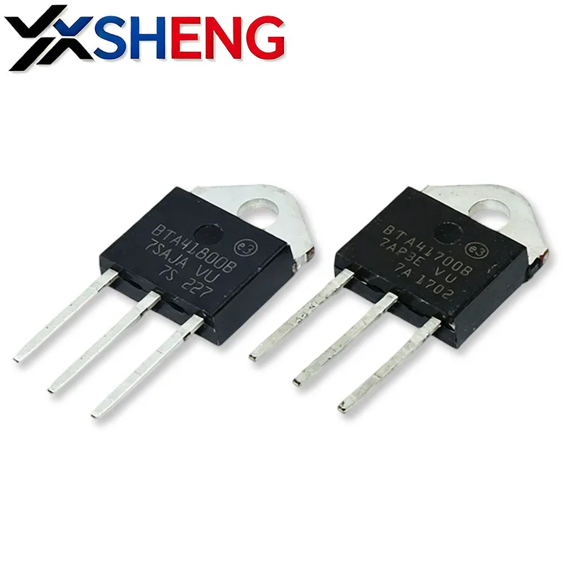 (5-10PCS) BTA26-600B BTA26-800B BTA41-600B BTA41-700B BTA41-800B TO-3P BTA26 BTA41 600B 700B 800B TO3P (Triac)