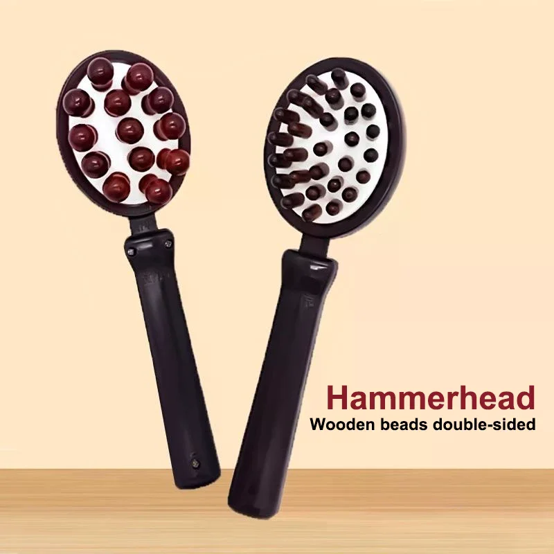 1PCS 3 In 1 Relief Stress Massager Massage Hammer Stick Knock Scratcher Body Massage Relaxation Tool
