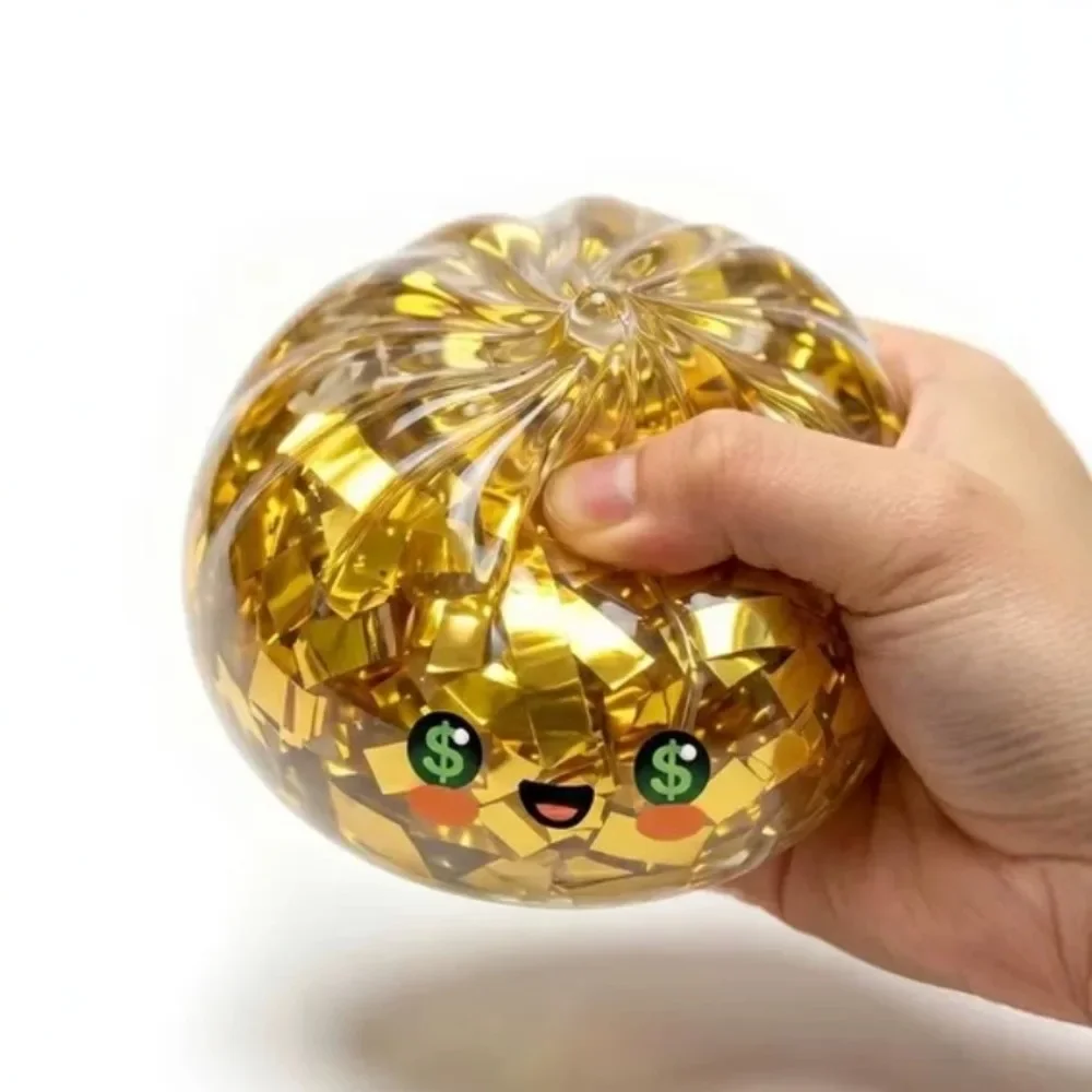 Glitzer-Hai-Dumplings: Weiches, langsam rückfederndes Mini-Brötchen-Fidget-Spielzeug mit Dampfgarer – zum Kneifen und Spielen – Detail 16