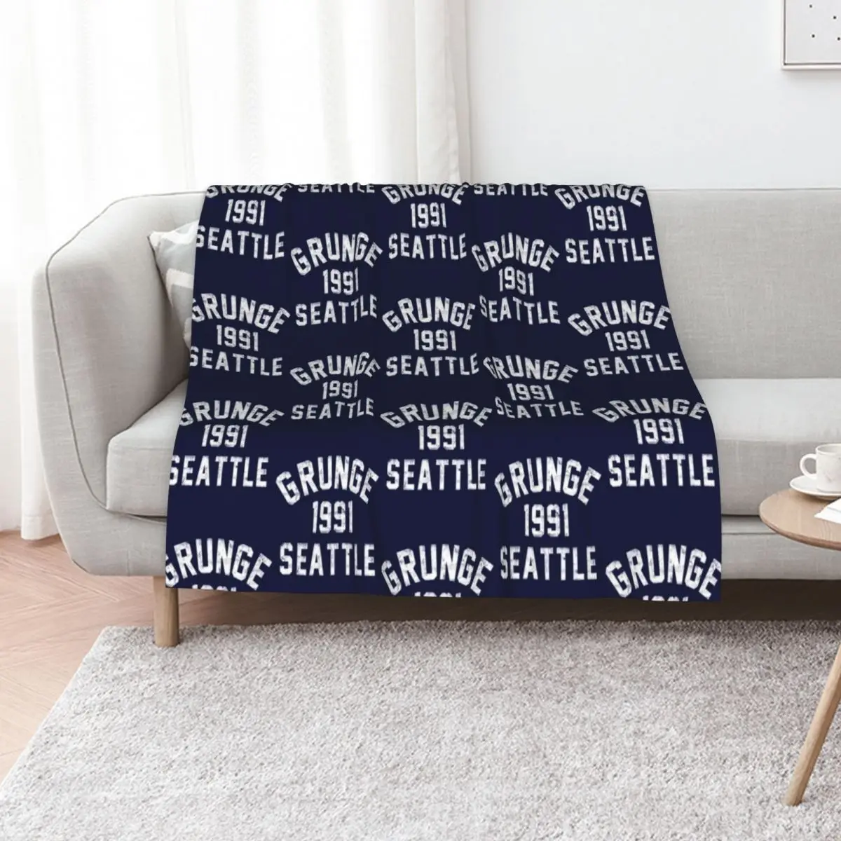 Grunge Throw Blanket Bed Plush christmas decoration Soft Plush Plaid warm for winter Weighted Blankets