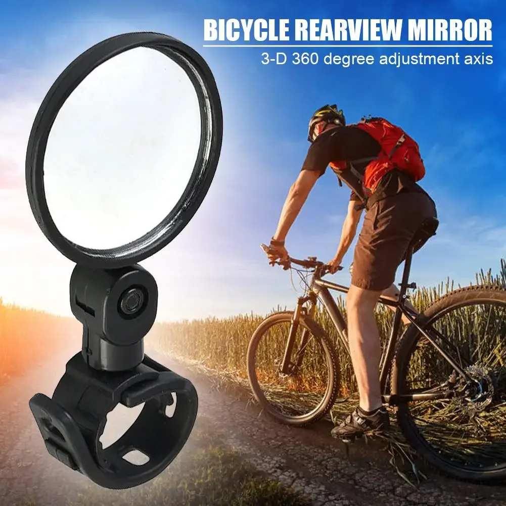 Universal Bike Handlebar Side Mirror With Adjustable Mounting System For Clear Road Observation