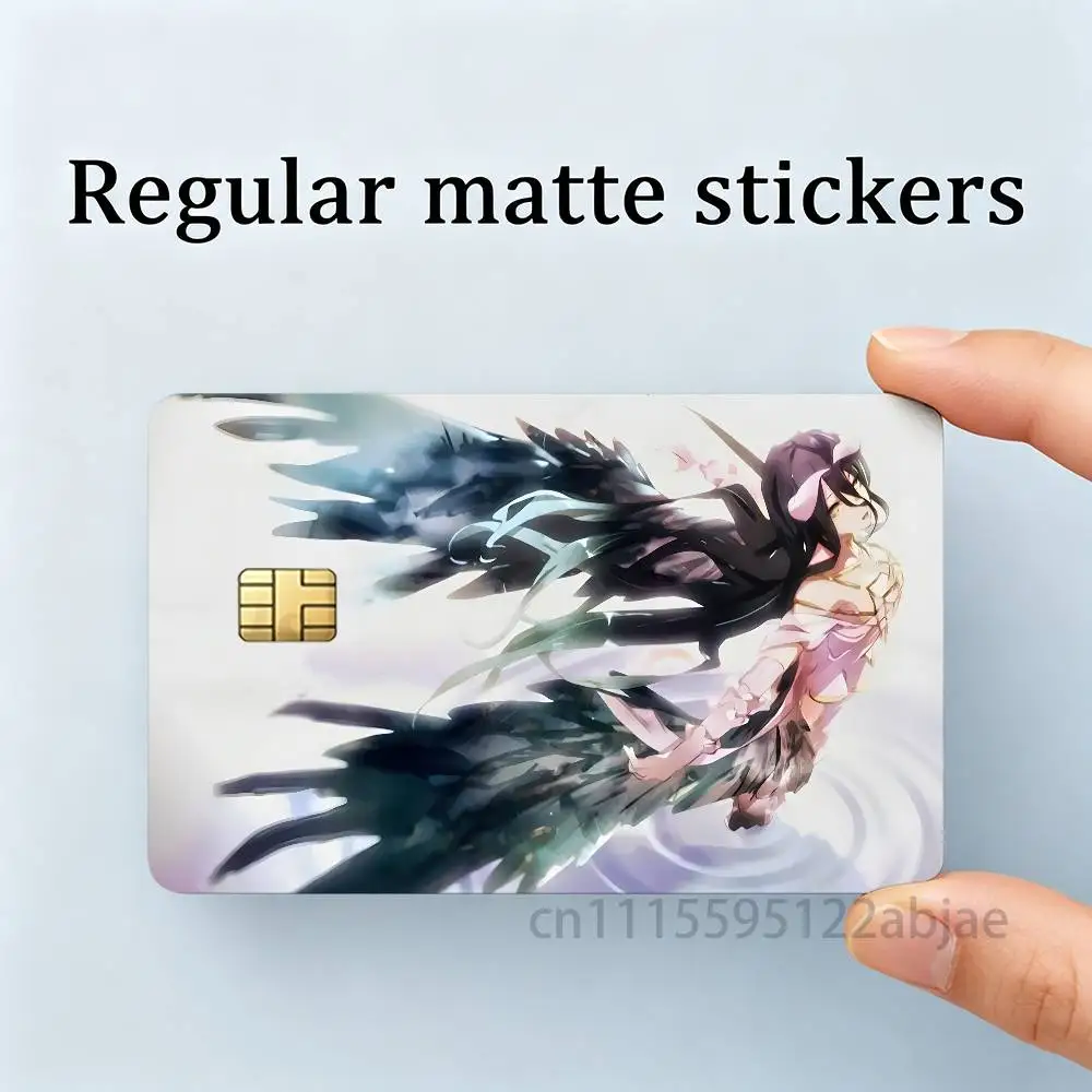 O-Overlord Laser Film Bank Transit Card Skin Sticker 54mmx 85mm With Chip Window