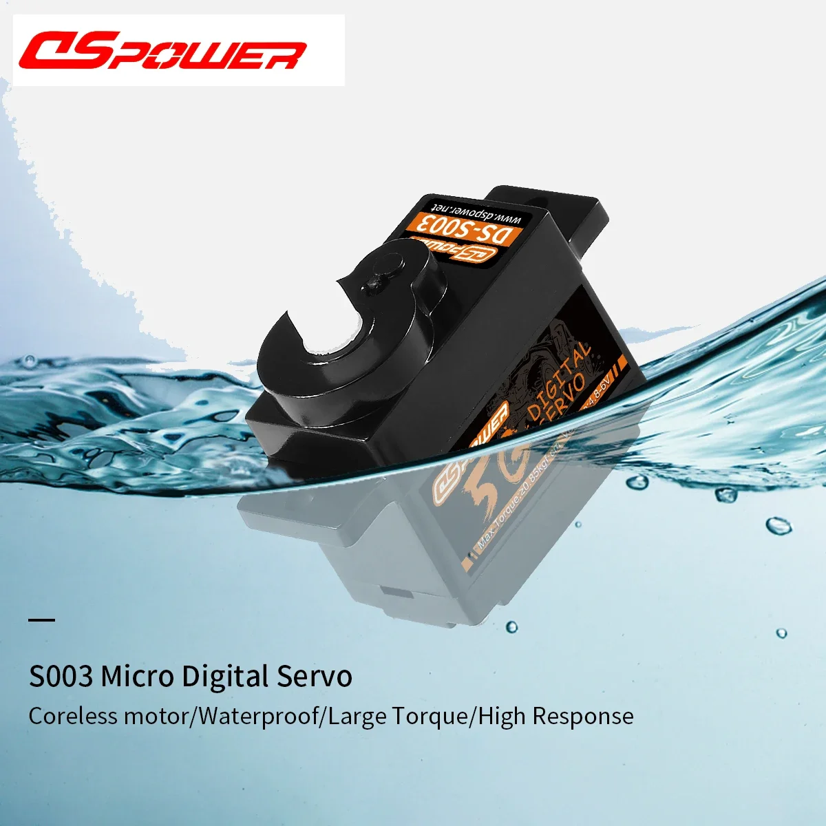 DSpower 1/5/10/20Pcs 5g Mini Digital Servo Motor Digital Servos for F949S K110S Indoor Flight Airplane Helicopter Boat Car Robot