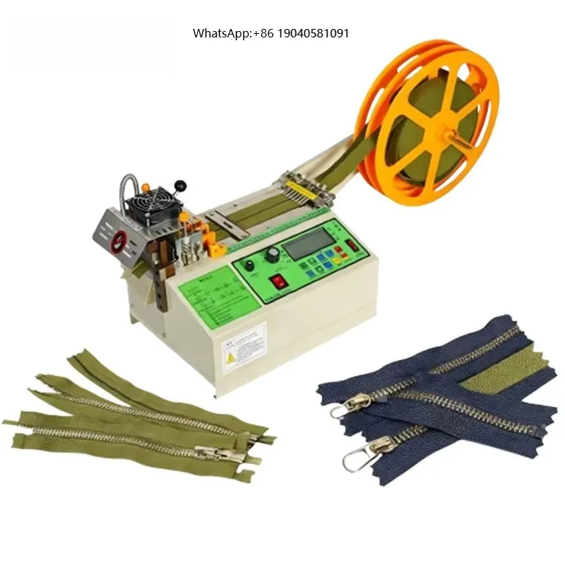 High Precision Small Elastic Tape/Belt Cutting Machine Automatic Zipper Cutter Machine For Sale