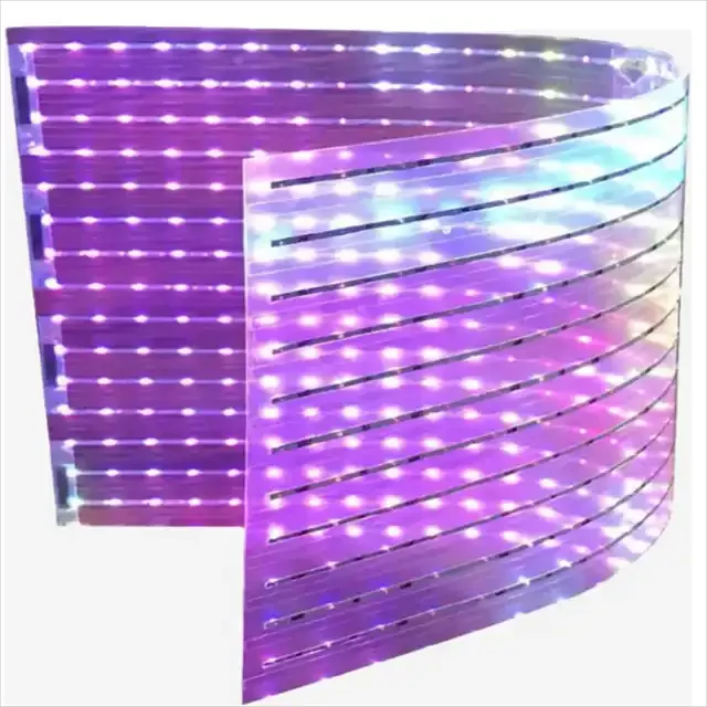 Customizable High Brightness P6.5 LED Adhesive Film Screen Display Transparent Customized LED Indoor SDK Led Indoor Shop Window