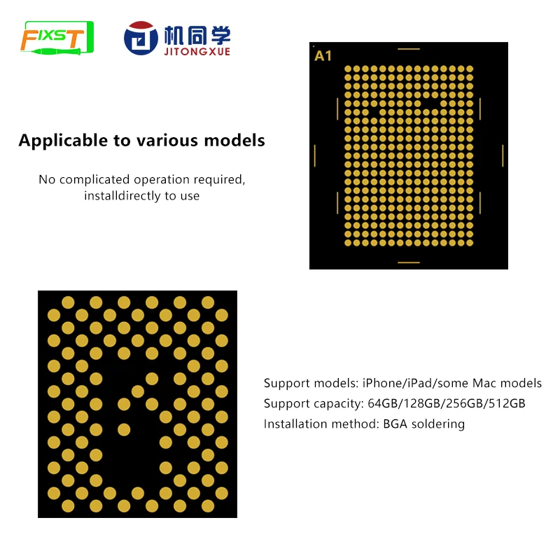 JTX 12 13MAX 14 Pro 15 Series NAND conversion board BGA315 to BGA110 Moble Phone Chip Repair Tool