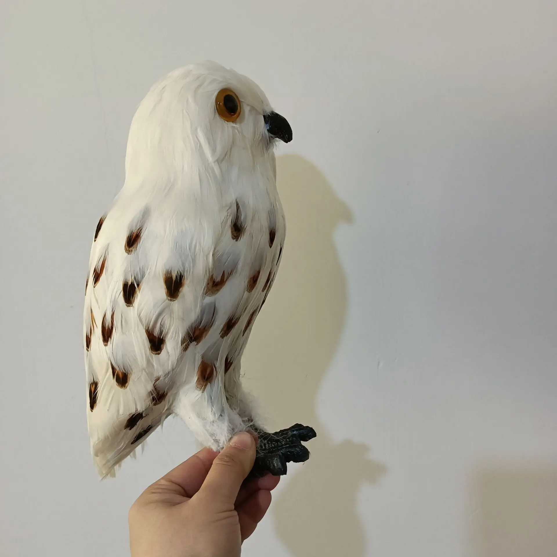 

lovely simulation foam&feather owl model home decoration gift about 30cm d0523