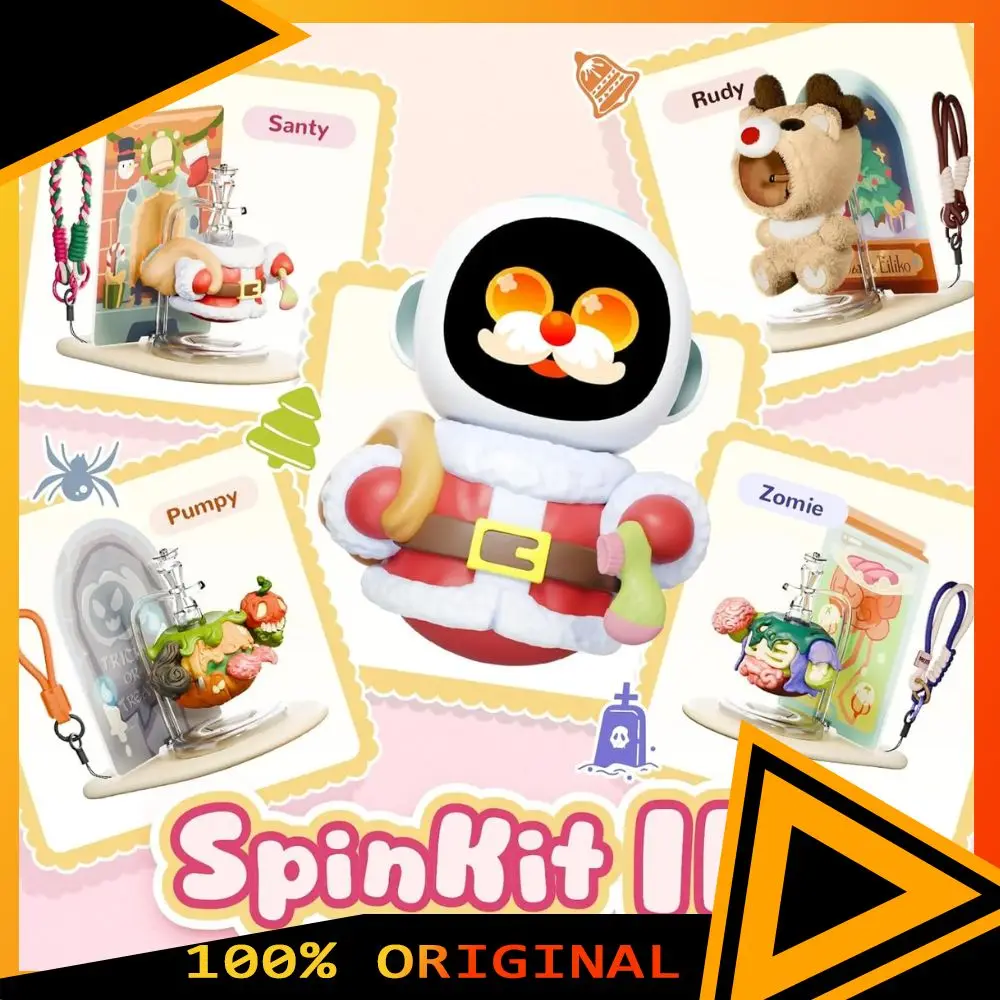 エイリコの交換可能なテーマ別ボディスピンキットには、テーマ別ボディアクセサリーおもちゃが4つ付属しています（交換部品のみ、エイリコは含まれません）