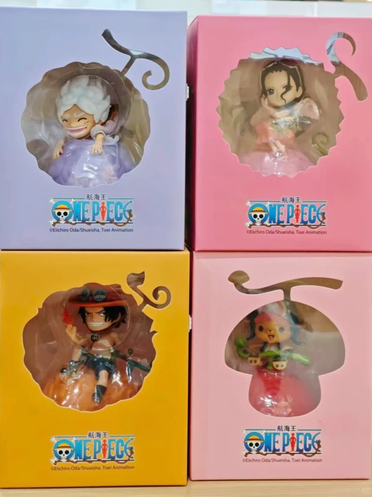 Neues heißes One Piece-Nachtlicht – Teufelsfrucht-Stil Robin & Ace Anime-Figur Modell Kawaii Desktop-Lampe Spielzeug Perfekte Geschenke