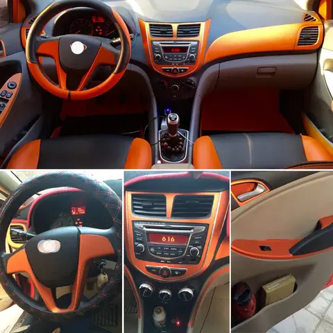 8 best sales pegatinor Hyundai Accent - №8