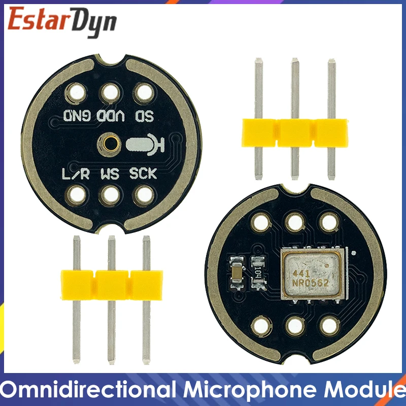 MH-ET LIVE Omnidirectional Microphone Module I2S Interface INMP441 MEMS High Precision Low Power Ultra small volume for ESP32