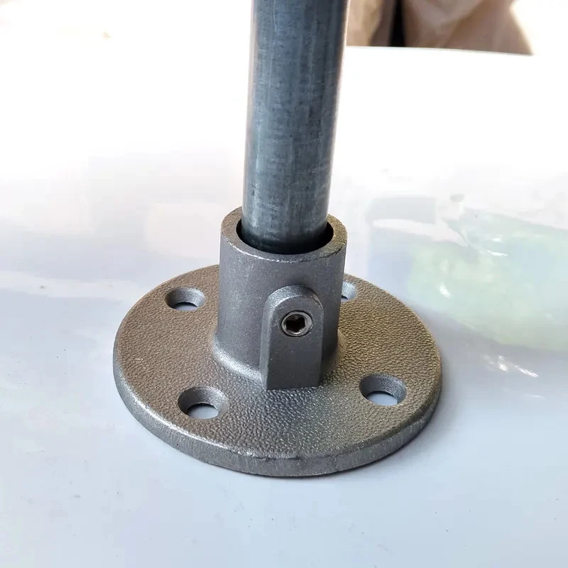 25mm Aluminum alloy Connector Elbow Tee Base Flat Three-dimensional Fitting Connection Fastener Steel Tube Shelf Parts