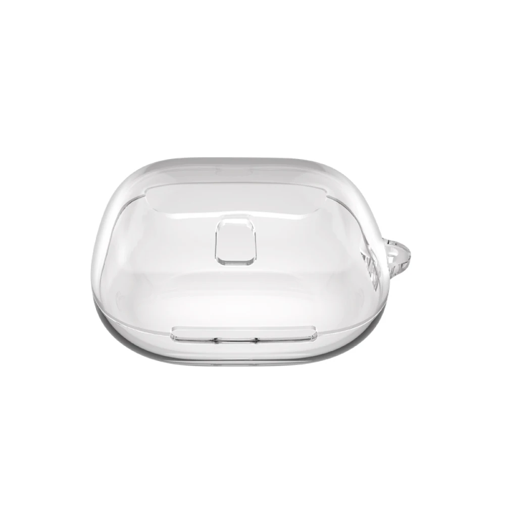 Clear Case for Powerbeats Pro 2 Transparent Shockproof TPU Case with Keychain-Crystal  ​