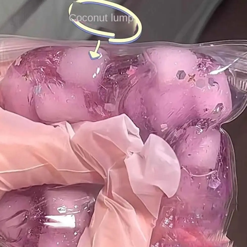 Nouveauté perle presser jouet Mochi balle pierre Squishy perle bruyante balle jouets TPR Qingti pâte lente rebond jouet enfant cadeau