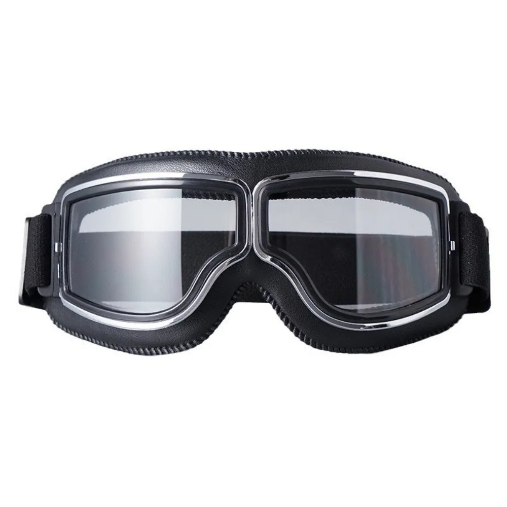 Motorcycle Glasses Windproof Skiing Helmet Glasses Sunglasses Retro Universal Folding Retro Motorcycle Accessories