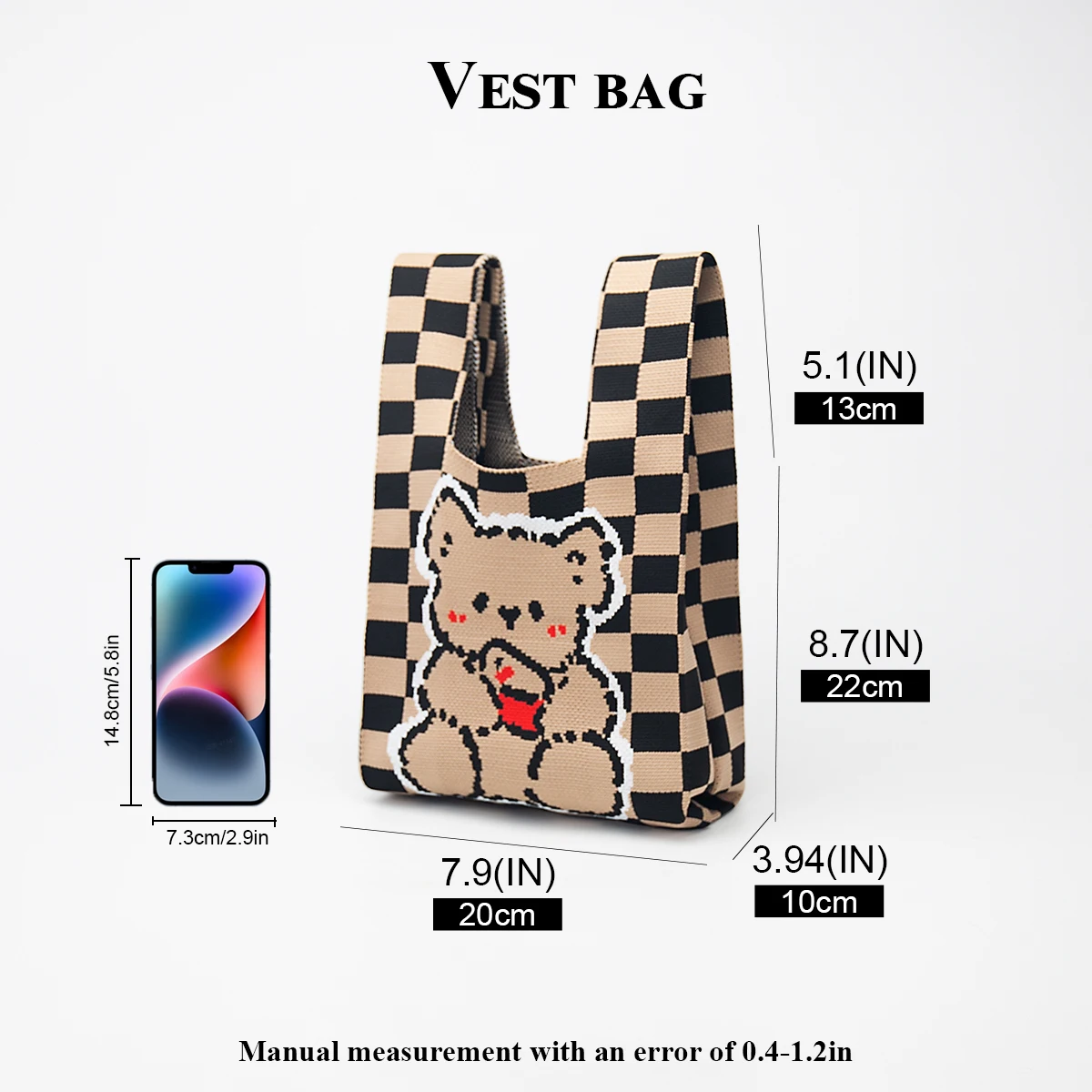 Cute Knitted Handbag for Girls - Phone Cases You Can Design review and price