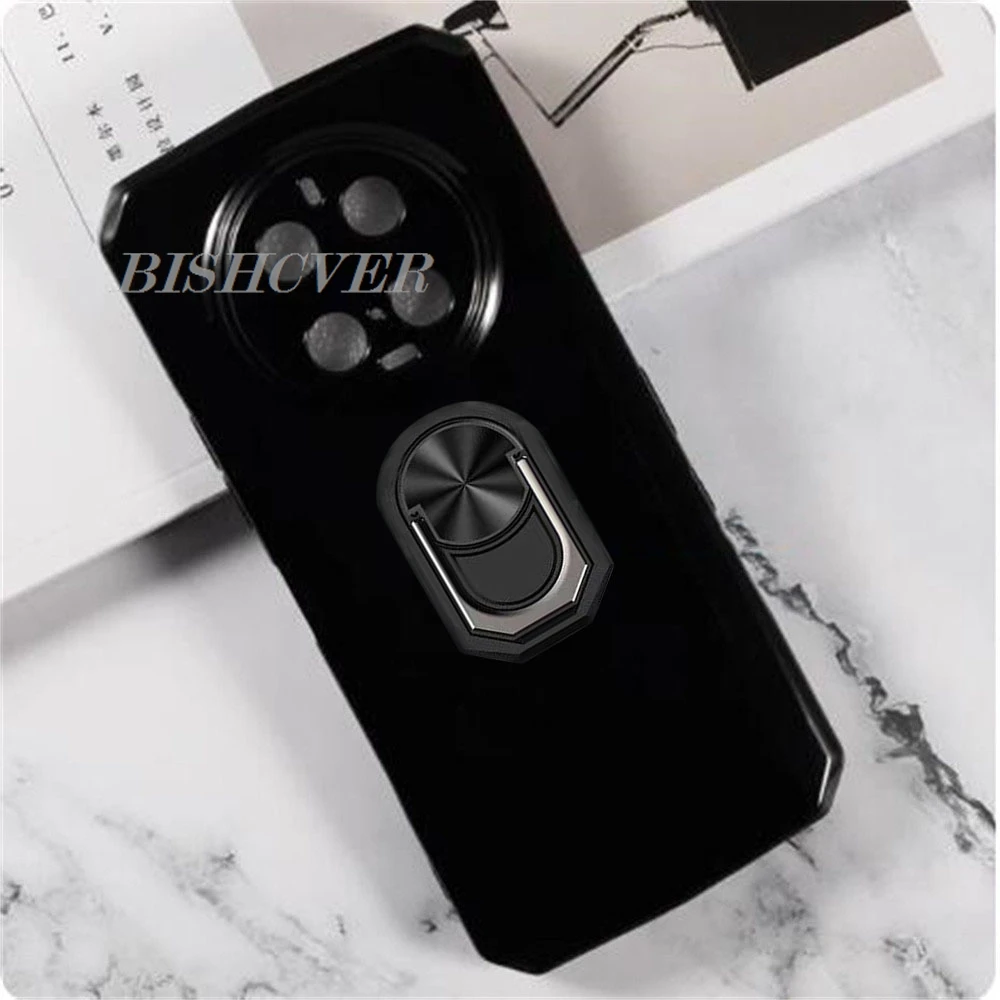 For Doogee DK10 DK 10 6.67" 2024 DoogeeDK10 Back Ring Holder Bracket Phone Case Smartphone TPU Soft Silicone Cover