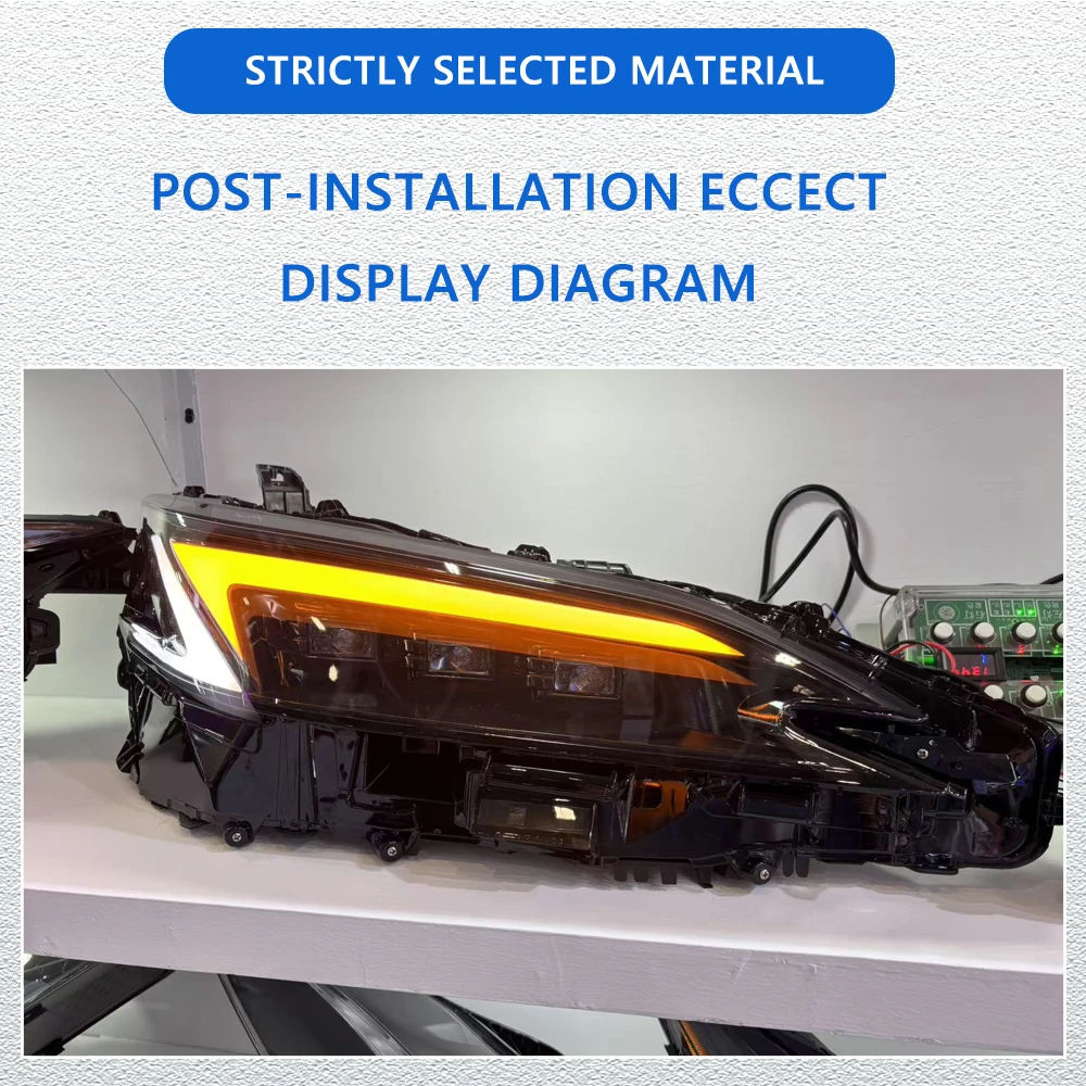 

Hot Led HeadLights for LEXUS ES 18-23 to 2025 style full led DRL Car head lamp Assembly Signal Auto Accessories Modified Lamp