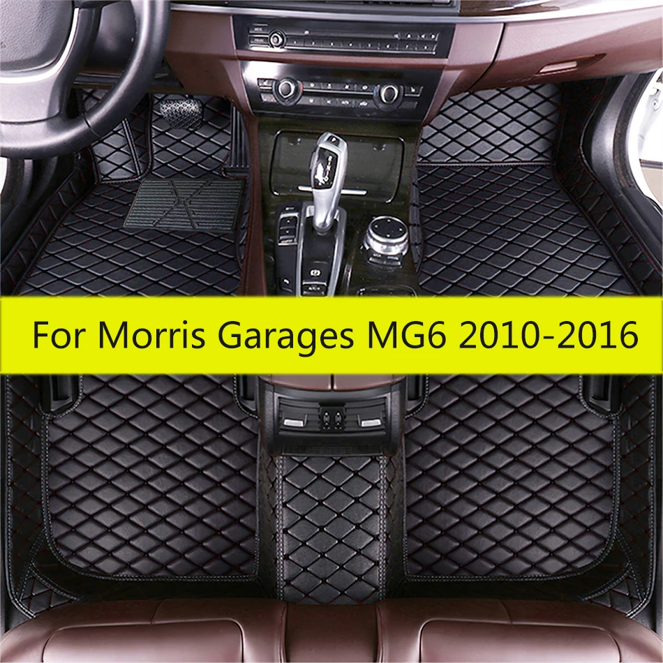 Car Floor Mats For Morris Garages MG6 2010 2011 2012 2013 2014 2015 2016 Auto Carpets Vehicle Foot Pads Waterproof Luxury Matts