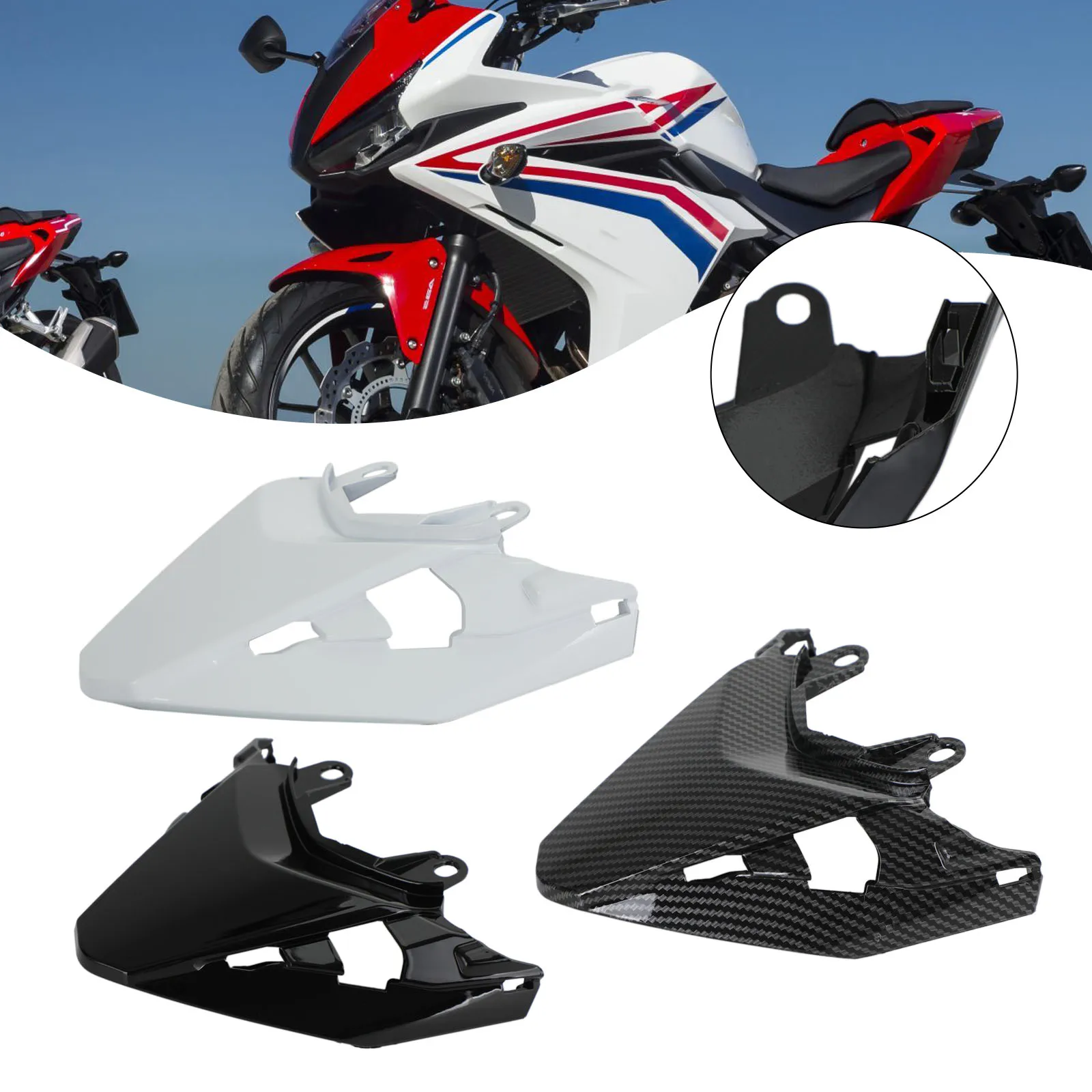 

Topteng Rear Seat Tail Light Cover Fairing Cowl for Honda CBR500R 2019-2021 Motorcycle Accessories