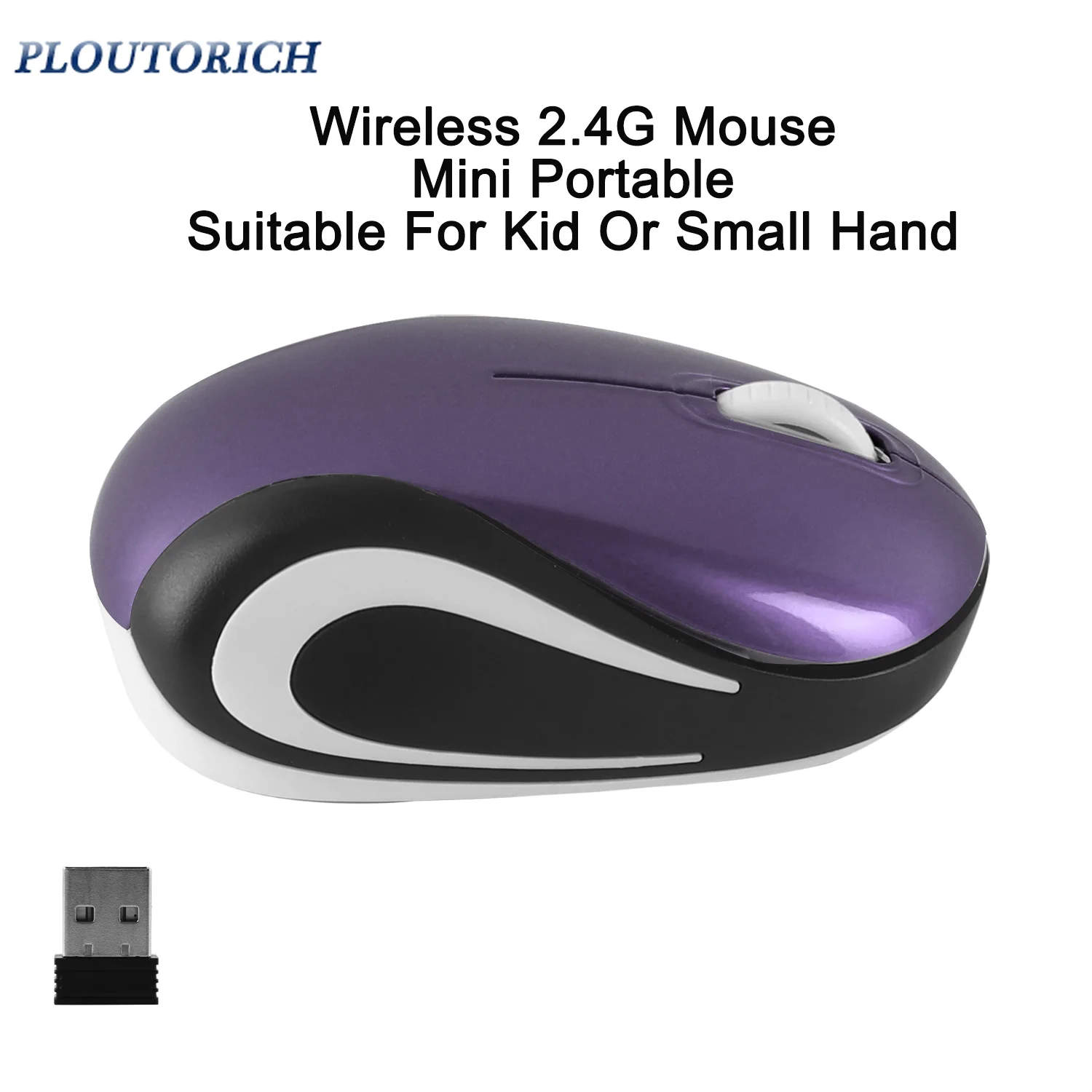 Wireless 2.4G Mouse Mini Light Weight Portable Mause Plug And Play PC And Laptop Universal Suitable Kid Or Small Hand Office Use