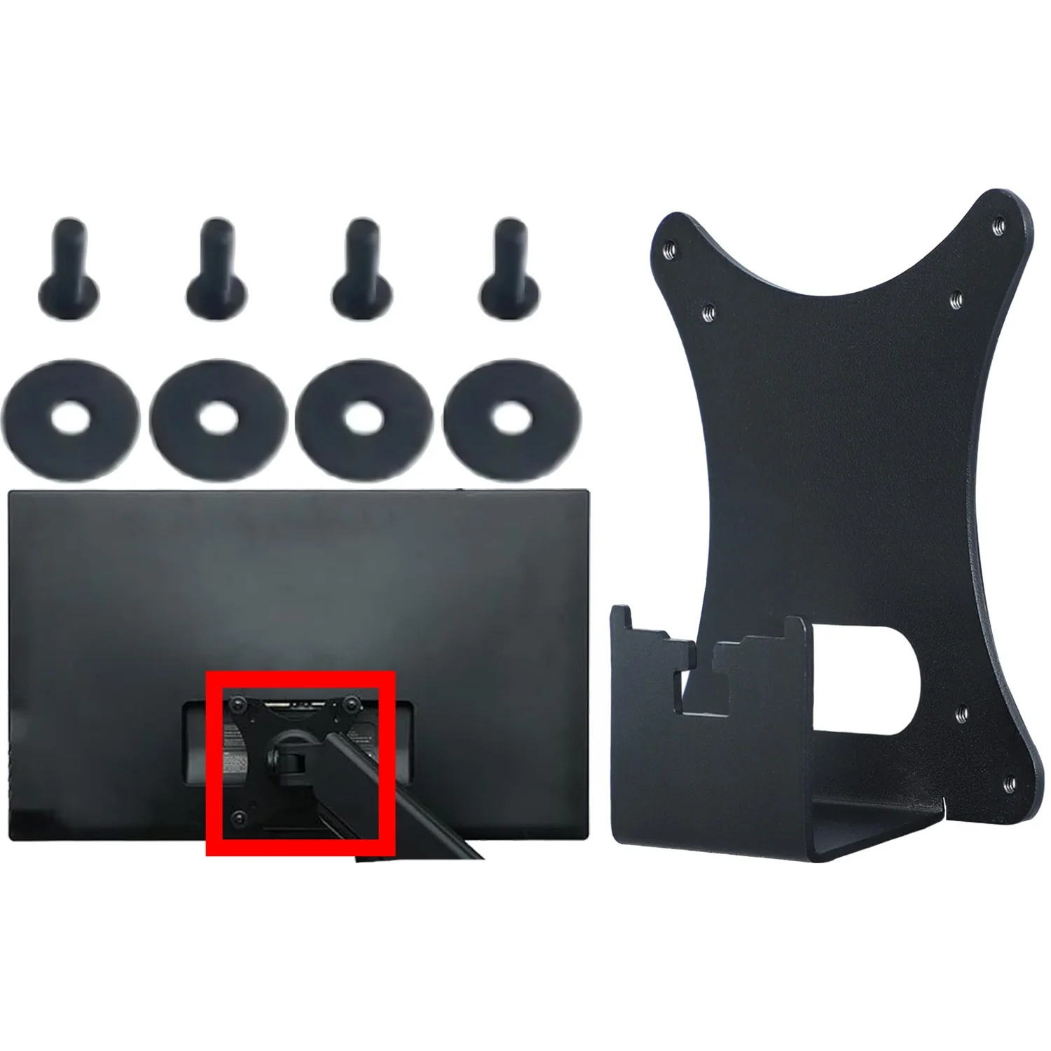

Brand New for Dell S2240L S2340L S2440L S2240M S2340M Monitors Wall Mount 75x75 100x100 Monitor VESA Adapter for Arms