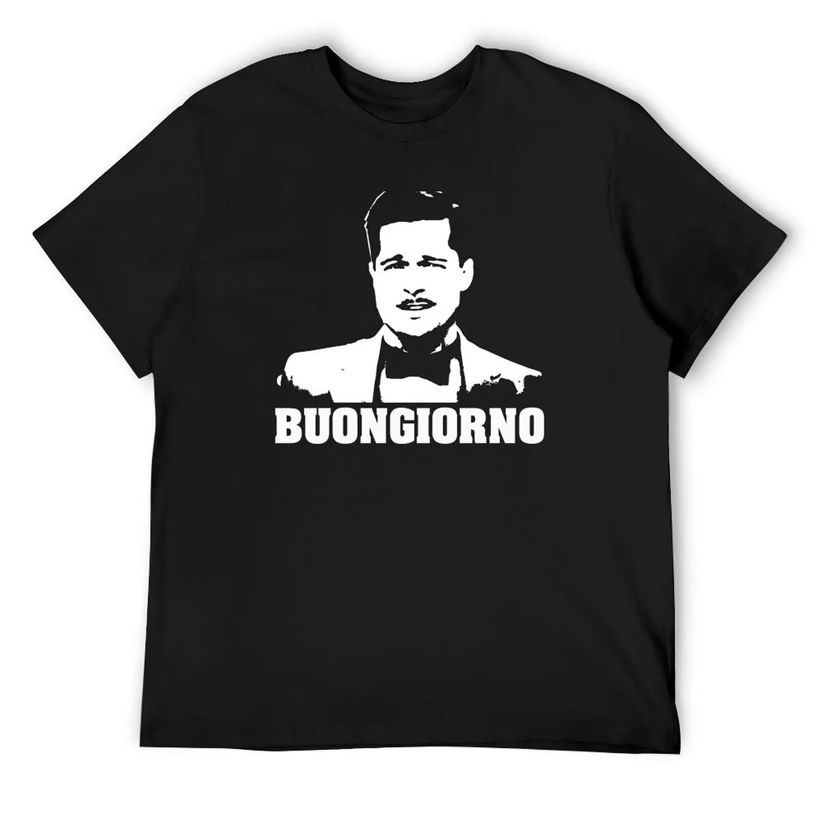 Inglorious Basterds Aldo Raine Buongiorno Tshirt T-Shirt rapper graphic tees cute tops custom shirt t shirts for men graphic