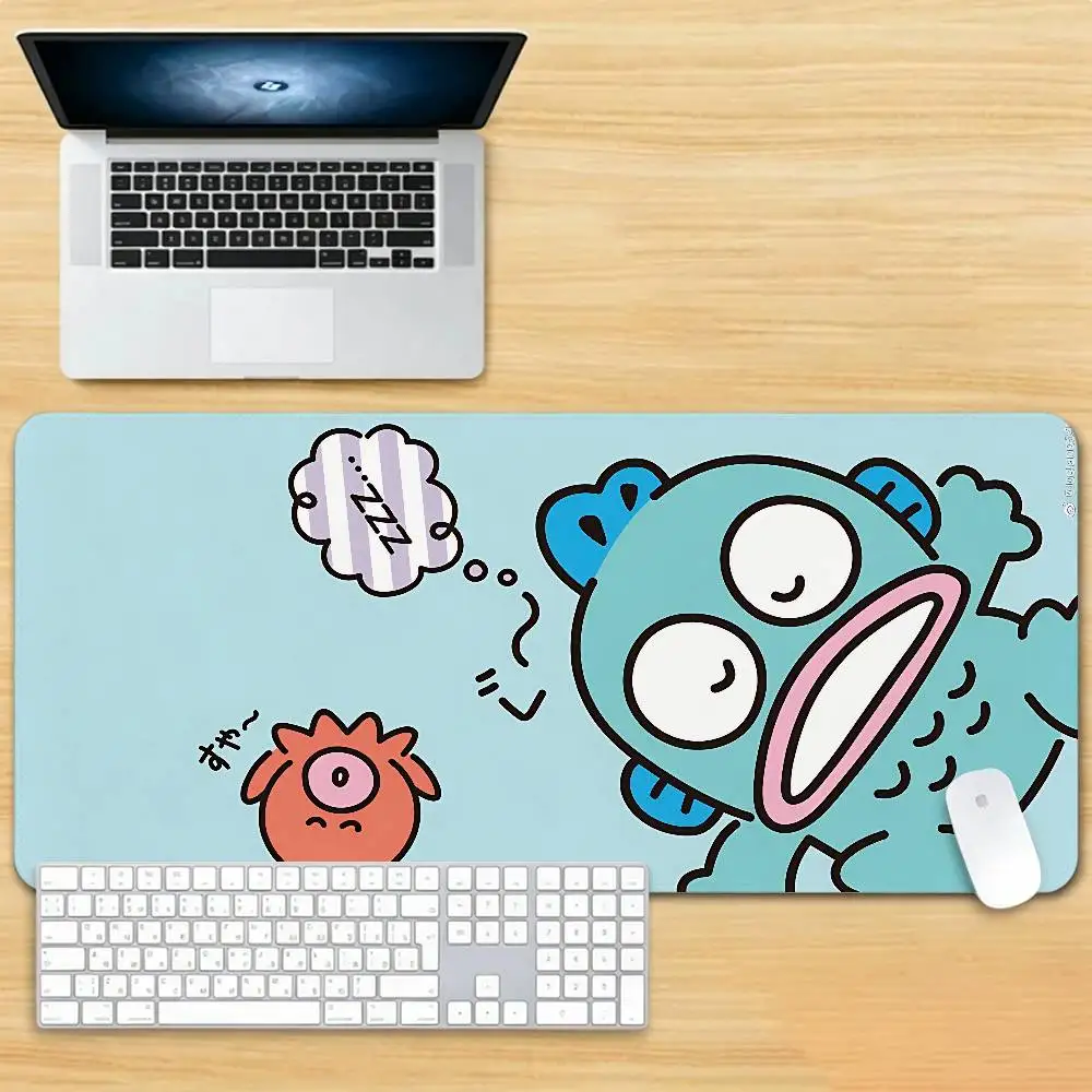 Kawaii H-HANGYODON Gaming Mouse Pad Non-Slip Lock Stitched Edge Large Office Desk Mat For Computer And Keyboard