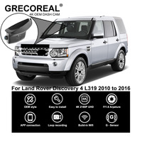 GRECOREAL 4K Dash Cam Front Rear WiFi Car Dual Camera Dashcam APP Control Plug Play Compatible with Land Rover Discovery 4 L319