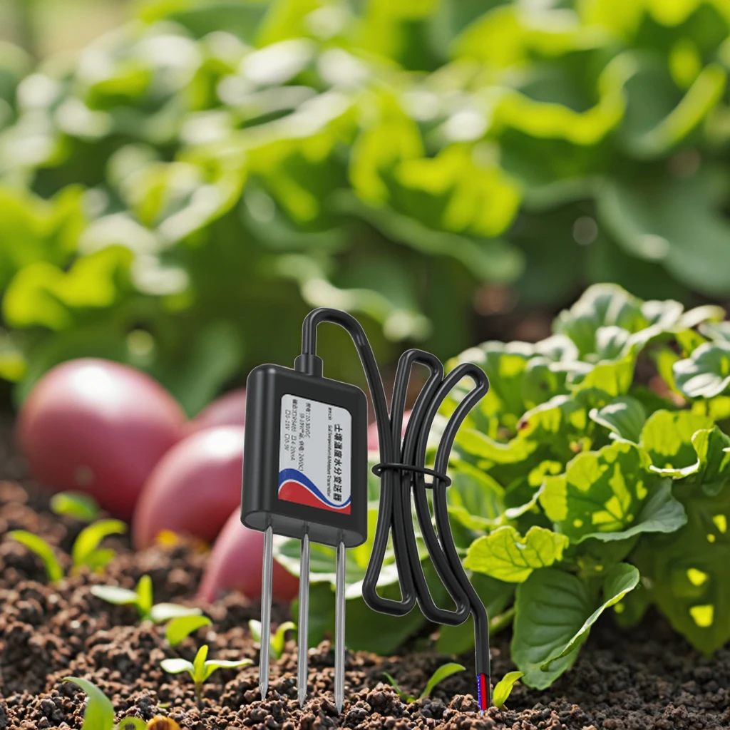 

Agriculture Automatic Water Planting System Soil Moisture Meter Soil Temperature And Moisture Sensor