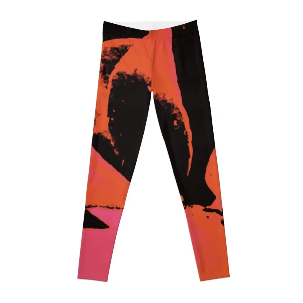 

Bold Abstract Leaf Pattern Leggings Sports pants for for physical Women sportwear Womens Leggings