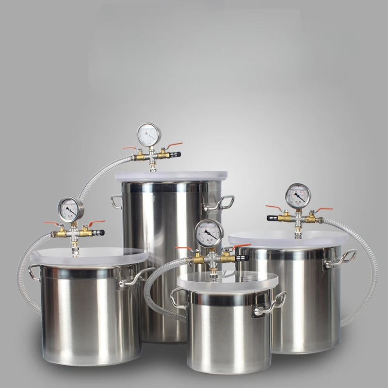 Stainless Steel Defoaming Vacuum Negative Pressure Drying Barrel Laboratory Pumping Vacuum Equipment Drying