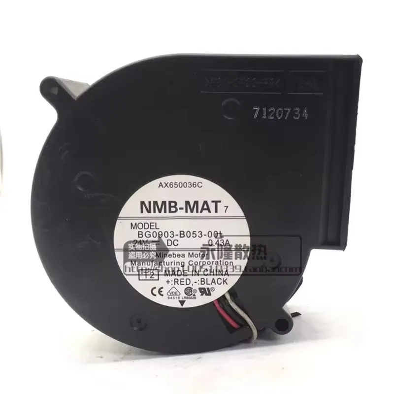 

Original BG0903-B053-00L 24V 0.43A blower server copier turbine cooling fan 9733 97x94x33mm 9.7cm