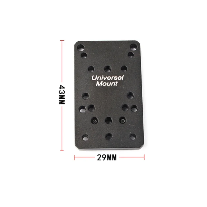 Plaque universelle de montage de lunette de visée Glock, pour odorde chasse, point rouge, base optique pour odorde poing Glock 17 19, adaptateur