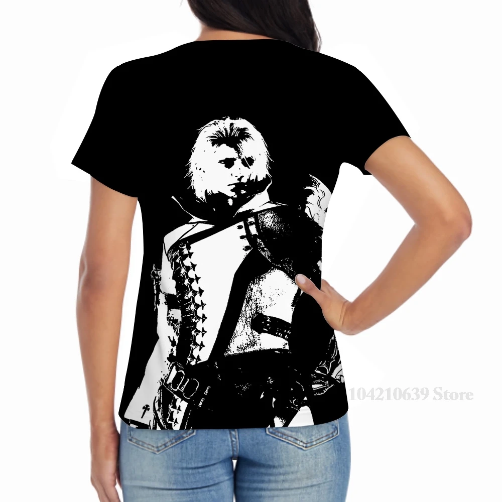 في جميع أنحاء الطباعة Weathered Ravus Final Fantasy XV الرجال تي شيرت المرأة فتاة الموضة تي شيرت الصبي بلايز تيز قصيرة الأكمام بلايز #4