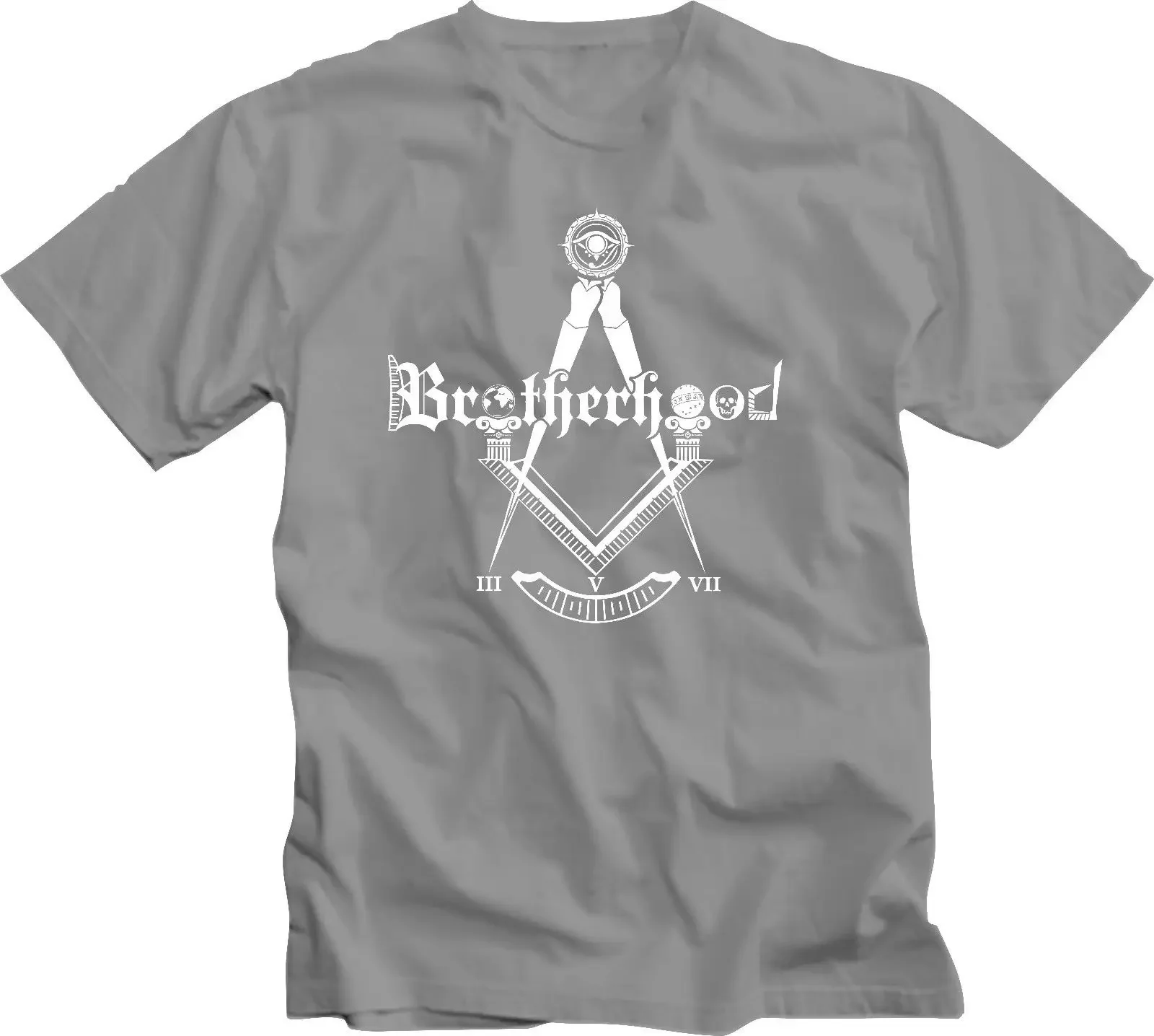 Masonic Mason Brotherhood Mason Shriner Scottish Rite T-Shirt 100% Cotton O-Neck Short Sleeve Casual Mens T-shirt Size S-3XL