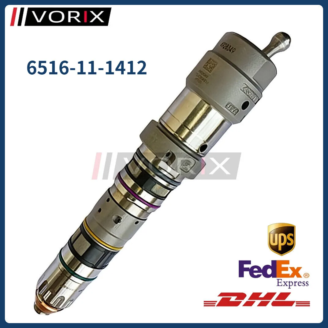 

6516-11-1412​​ Diesel Fuel Injector for Cummins QSK19 QSK23 QSK45 QSK60 Engine