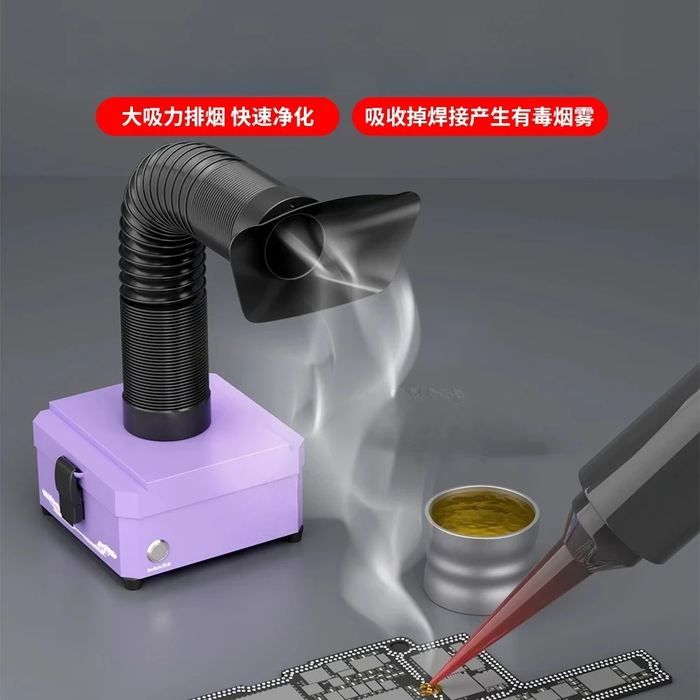 Fume Extractor for Soldering Iron Smoke Purifier Electronics Repair HEPA Filter Fan