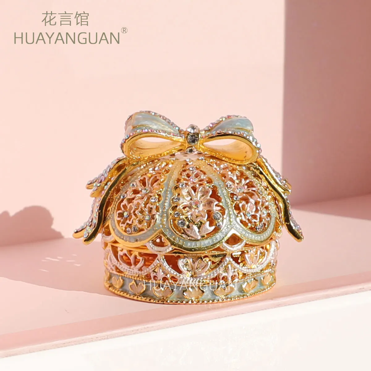 Jewelry Gradient Crown Jewelry Box Storage Holiday Gift Proposal Ring Box Wedding Ceremony Gift for Girlfriend Birthday