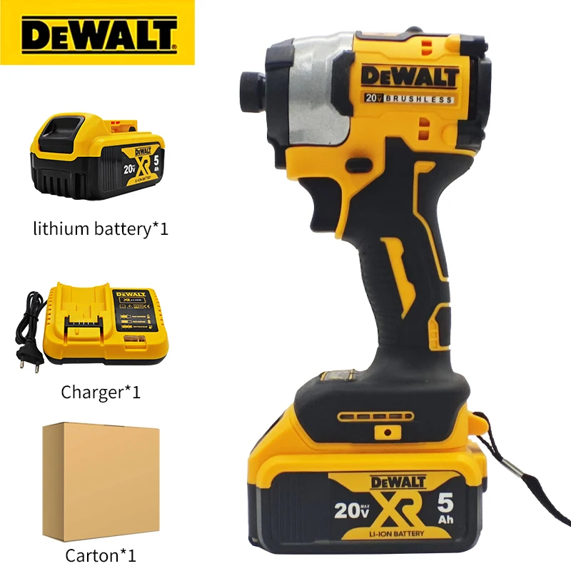 Dewalt DCF850 Impact Driver Electric Drill Brushless Cordless 3250RPM Screwdrivers High Torque Power Tools For Dewalt Battery