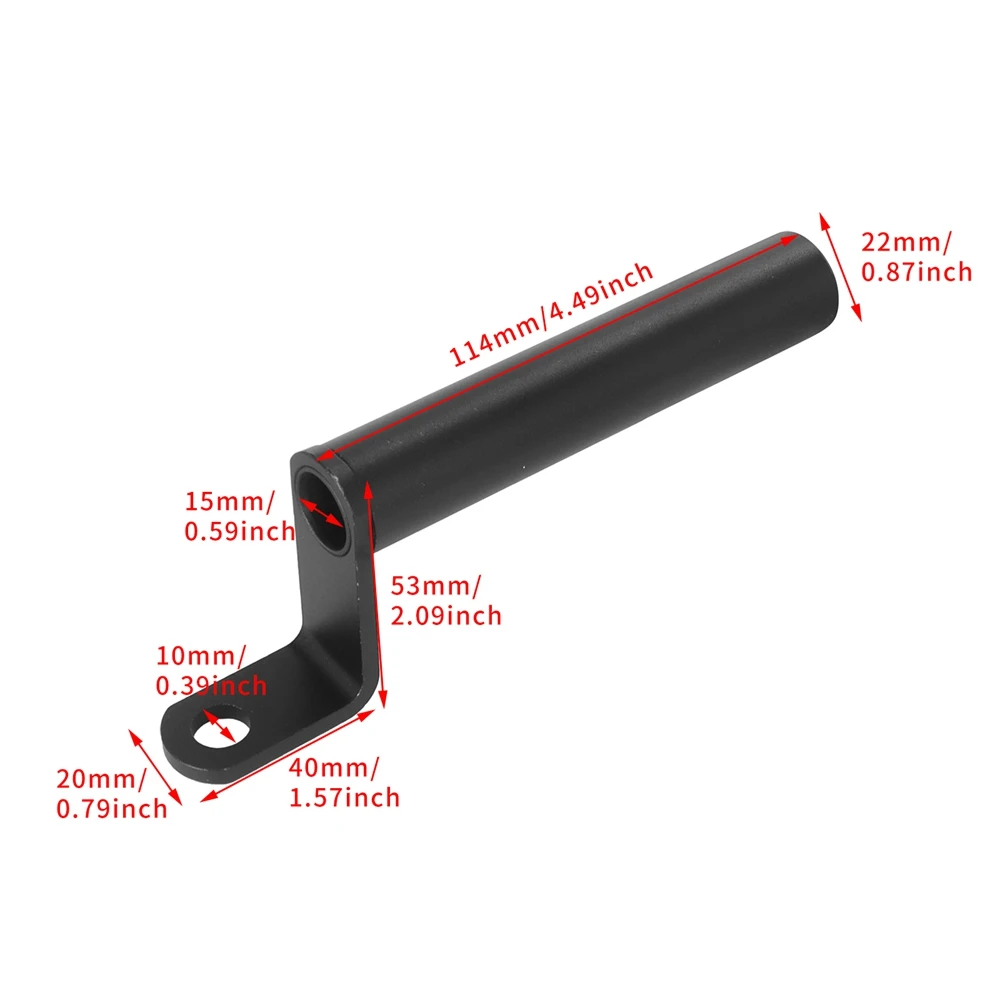 Lengthening Extender Bracket Rearview Mirror Mount Universal for Motorcycle Scooter Bike Support Mobile Phone Holder Spotlight