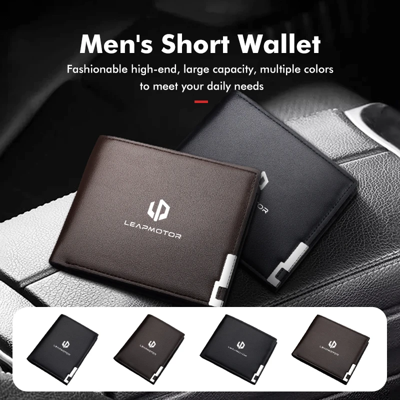 

Car Badge Purse Card Money Holder Minimalist Multilayer Wallet For Leapmotor Leap Motor C01 C11 T03 S01 C11 Reev 2022 2023 2021