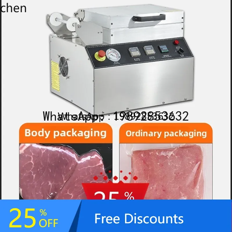 

Vacuum Skin Packaging Machine Automatic Commercial Sealing Machine Food Preservation Packaging Sealing