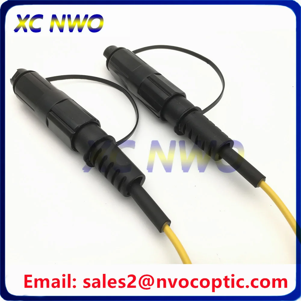 10Pcs IP67 Waterproof CORNING Male SC/APC to FC/APC 1M/2M/3M 3.0mm Yellow LSZH Armored Cable OptiTap Outdoor Fiber Optic Cable